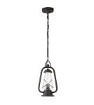 Outdoor pendant lamps - Elstead Lighting Miners pendant lantern - 1 light source IP44 MINERS-CHN - product 1