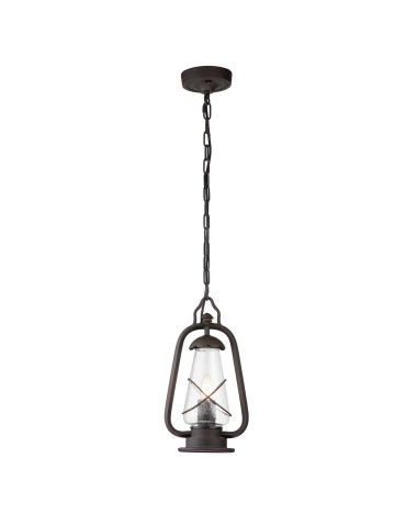 Elstead Lighting Miners pendant lantern - 1 light source IP44 MINERS-CHN
