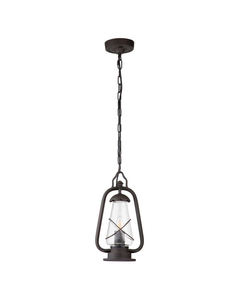 Elstead Lighting Miners pendant lantern - 1 light source IP44 MINERS-CHN