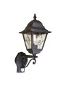 Elstead Lighting Latarnia naścienna z czujnikiem PIR Norfolk - 1 źródło światła IP44 NR1-PIR-BLACK