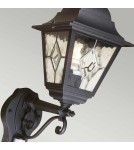 Elstead Lighting Latarnia naścienna z czujnikiem PIR Norfolk - 1 źródło światła IP44 NR1-PIR-BLACK