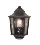 Outdoor wall lamps - Elstead Lighting Norfolk wall lantern - 1 light source IP44 NR7-2-BLK - product 1