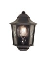 Elstead Lighting Norfolk wall lantern - 1 light source IP44 NR7-2-BLK