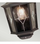 Outdoor wall lamps - Elstead Lighting Norfolk wall lantern - 1 light source IP44 NR7-2-BLK - product 3