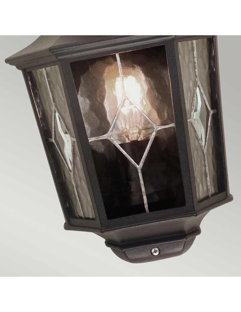 Outdoor wall lamps - Elstead Lighting Norfolk wall lantern - 1 light source IP44 NR7-2-BLK - product kolory-swiatla.pl 3