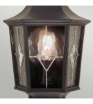 Outdoor wall lamps - Elstead Lighting Norfolk wall lantern - 1 light source IP44 NR7-2-BLK - product 4