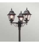 Outdoor lanterns - Elstead Lighting Large Norfolk standing lantern - 3 light source IP44 NR8-BLK - product 2