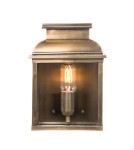 Outdoor wall lamps - Elstead Lighting Old Bailey wall lantern - 1 light source IP44 OLD-BAILEY-BR - product 1