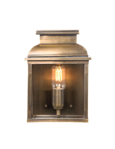 Elstead Lighting Latarnia naścienna Old Bailey - 1 źródło światła IP44 OLD-BAILEY-BR