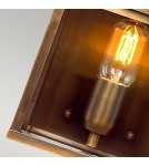 Outdoor wall lamps - Elstead Lighting Old Bailey wall lantern - 1 light source IP44 OLD-BAILEY-BR - product 3