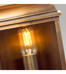 Outdoor wall lamps - Elstead Lighting Old Bailey wall lantern - 1 light source IP44 OLD-BAILEY-BR - product 4