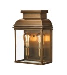 Outdoor wall lamps - Elstead Lighting Large Old Bailey wall lantern - 2 light sources IP44 OLD-BAILEY-L-BR - product 1
