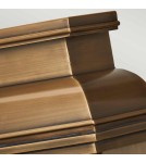 Elstead Lighting Duża latarnia naścienna Old Bailey - 2 źródła światła IP44 OLD-BAILEY-L-BR