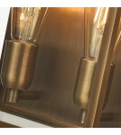 Elstead Lighting Duża latarnia naścienna Old Bailey - 2 źródła światła IP44 OLD-BAILEY-L-BR