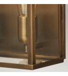 Elstead Lighting Duża latarnia naścienna Old Bailey - 2 źródła światła IP44 OLD-BAILEY-L-BR