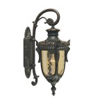 Elstead Lighting Średnia latarnia naścienna Philadelphia - 1 źródło światła IP44 PH2-M-OB