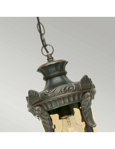 Elstead Lighting Philadelphia medium pendant lantern - 1 light source IP44 PH8-M-OB - product 2