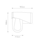 Elstead Lighting Latarnia naścienna Porto - 1 źródło światła IP44 PORTO