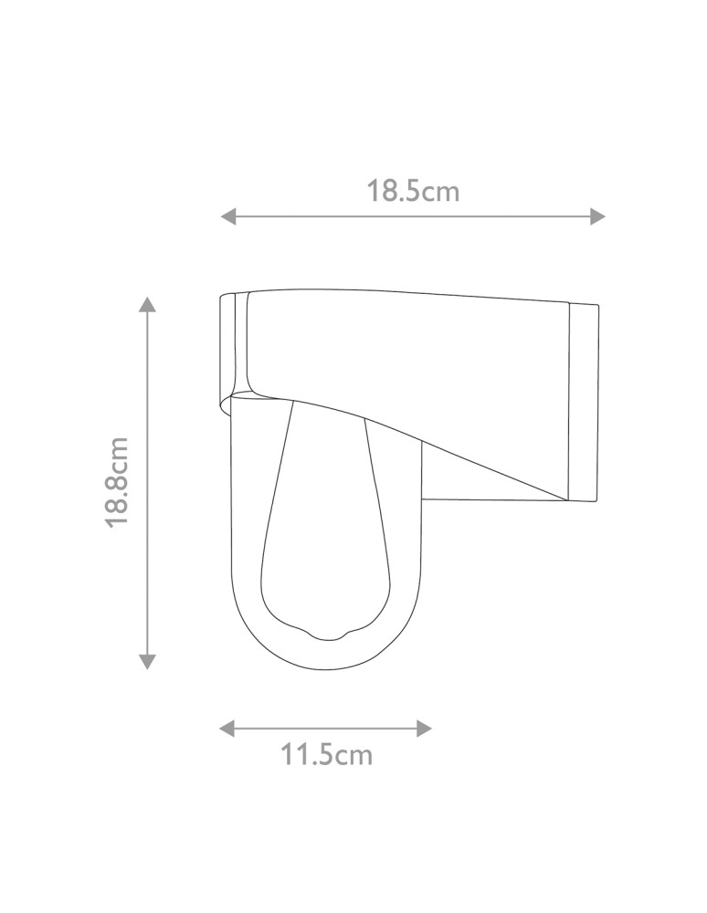 Elstead Lighting Latarnia naścienna Porto - 1 źródło światła IP44 PORTO