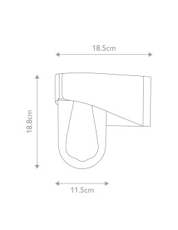 Elstead Lighting Latarnia naścienna Porto - 1 źródło światła IP44 PORTO - produkt 2