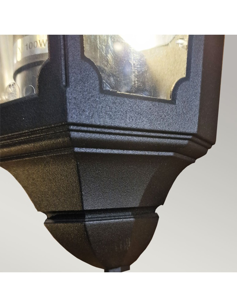 Elstead Lighting Latarnia naścienna Parish - 1 źródło światła IP44 PR7-BLACK