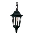 Outdoor pendant lamps - Elstead Lighting Parish pendant lantern - 1 light source IP44 PR9-BLACK - product 1