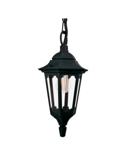 Elstead Lighting Parish pendant lantern - 1 light source IP44 PR9-BLACK