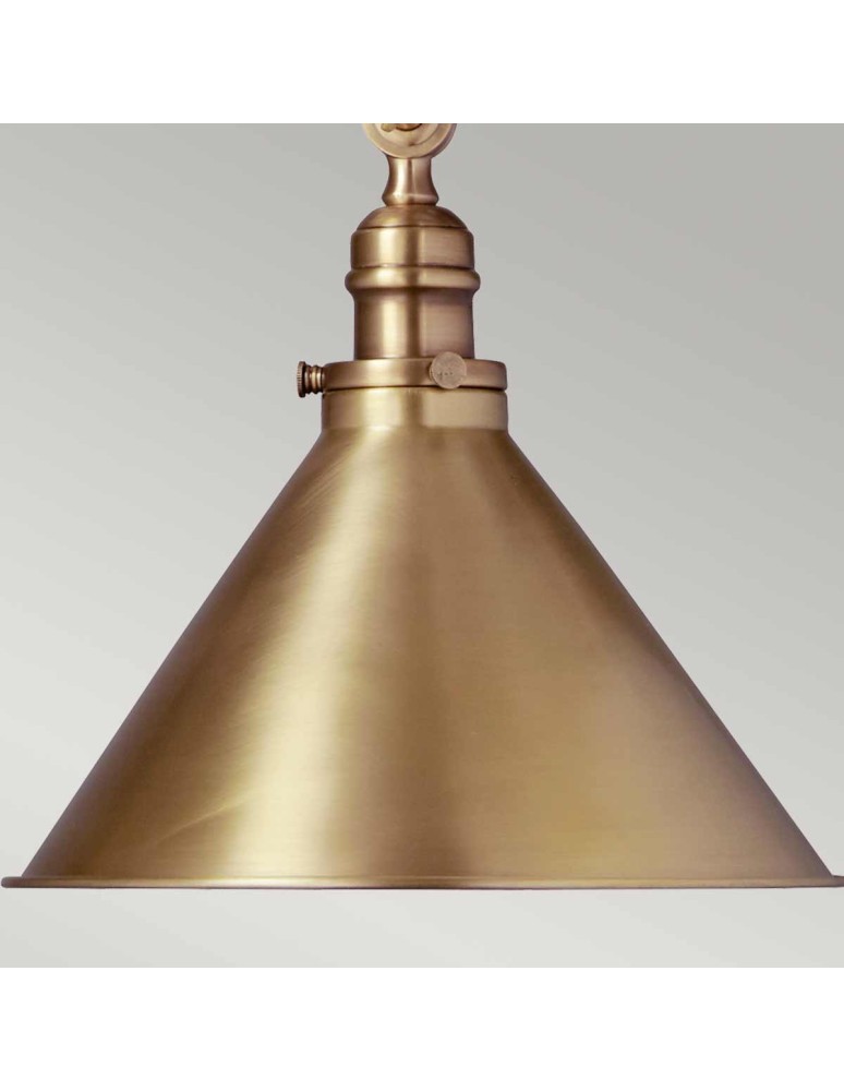 Pendant lamps - Elstead Lighting Provence wall lamp / pendant lamp - 1 light source - Aged brass PV-GWP-AB - product kolory-swiatla.pl 4