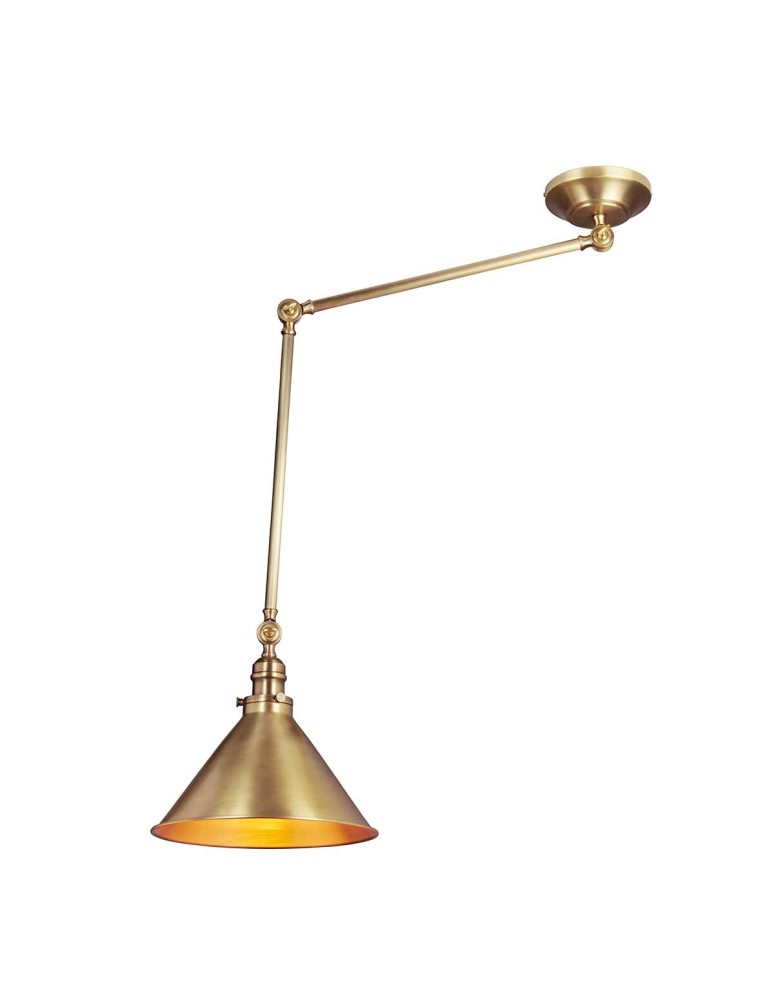 Pendant lamps - Elstead Lighting Provence wall lamp / pendant lamp - 1 light source - Aged brass PV-GWP-AB - product kolory-swiatla.pl 6