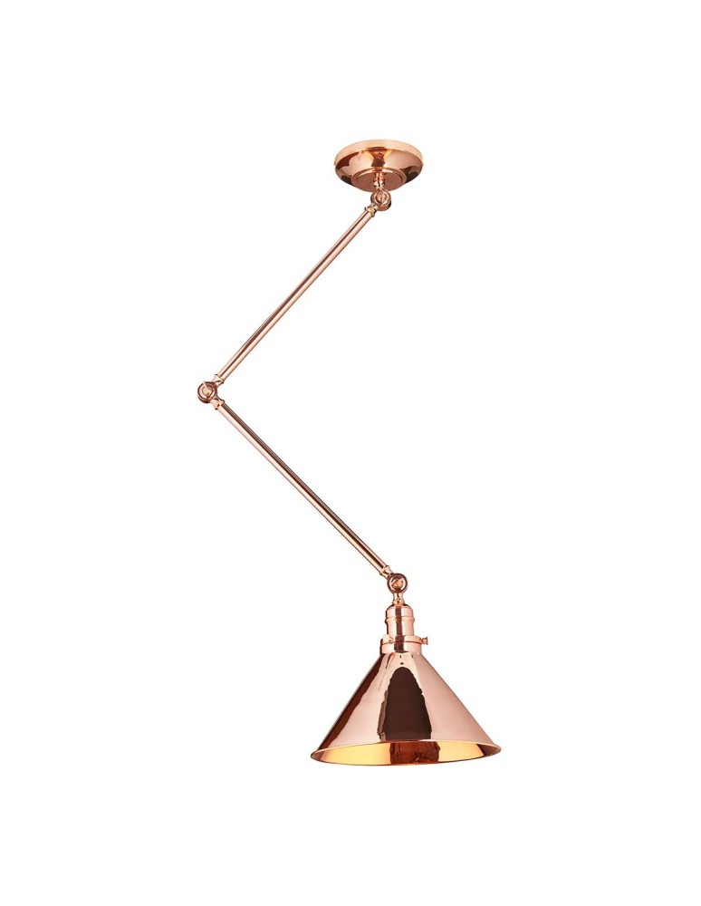 Pendant lamps - Elstead Lighting Provence wall lamp / pendant lamp - 1 light source - Polished copper PV-GWP-CPR - product kolory-swiatla.pl 5