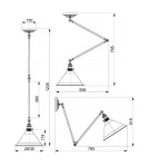 Elstead Lighting Kinkiet / Lampa wisząca Provence - 1 źródło światła - Polerowana miedź PV-GWP-CPR