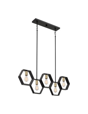 Elstead Lighting Bismarck pendant lamp - 5 light sources QZ-BISMARCK-ISLE-EK