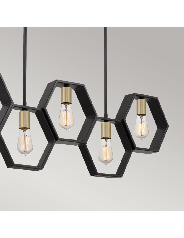 Elstead Lighting Lampa wisząca Bismarck - 5 źródeł światła QZ-BISMARCK-ISLE-EK