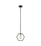 Elstead Lighting Mała lampa wisząca Bismarck - 1 źródło światła QZ-BISMARCK-MP-EK