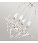 Elstead Lighting Lampa wisząca Bradbury - 4 źródła światła - Antyczna biel QZ-BRADBURY-4P-AWH