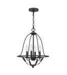 Pendant lamps - Elstead Lighting Bradbury pendant lamp - 4 light sources - Ash QZ-BRADBURY-4P-GK. - product 1
