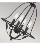 Elstead Lighting Lampa wisząca Bradbury - 4 źródła światła - Popielata QZ-BRADBURY-4P-GK