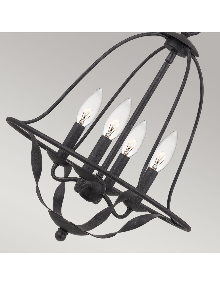 Pendant lamps - Elstead Lighting Bradbury pendant lamp - 4 light sources - Ash QZ-BRADBURY-4P-GK. - product kolory-swiatla.pl 3