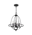 Elstead Lighting Lampa wisząca Bradbury - 4 źródła światła - Popielata QZ-BRADBURY-4P-GK