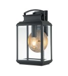 Outdoor wall lamps - Elstead Lighting Large Byron wall lantern - 1 light source - Graphite IP44 QZ-BYRON-L-GR - product 1