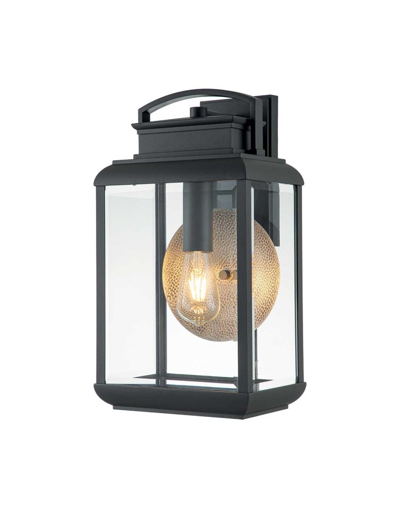 Outdoor wall lamps - Elstead Lighting Large Byron wall lantern - 1 light source - Graphite IP44 QZ-BYRON-L-GR - product kolory-swiatla.pl 1