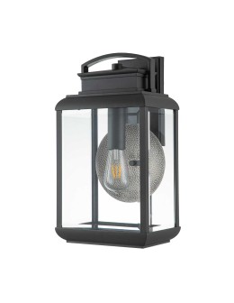 Elstead Lighting Duża latarnia naścienna Byron - 1 źródło światła - Grafitowe IP44 QZ-BYRON-L-GR - produkt 2