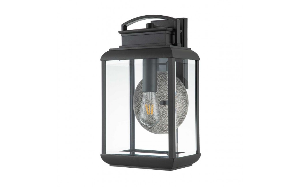 Elstead Lighting Duża latarnia naścienna Byron - 1 źródło światła - Grafitowe IP44 QZ-BYRON-L-GR