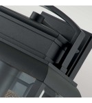 Outdoor wall lamps - Elstead Lighting Large Byron wall lantern - 1 light source - Graphite IP44 QZ-BYRON-L-GR - product 3
