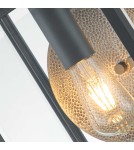 Outdoor wall lamps - Elstead Lighting Large Byron wall lantern - 1 light source - Graphite IP44 QZ-BYRON-L-GR - product 4