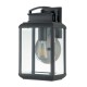 Elstead Lighting Średnia latarnia naścienna Byron - 1 źródło światła - Grafitowe IP44 QZ-BYRON-M-GR