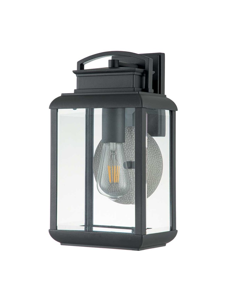 Outdoor wall lamps - Elstead Lighting Byron medium wall lantern - 1 light source - Graphite IP44 QZ-BYRON-M-GR - product kolory-swiatla.pl 2