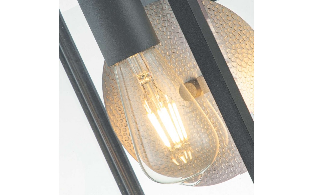 Elstead Lighting Średnia latarnia naścienna Byron - 1 źródło światła - Grafitowe IP44 QZ-BYRON-M-GR