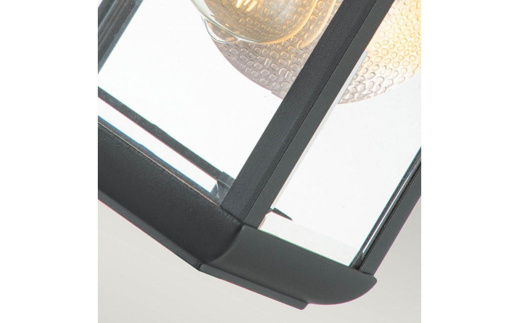 Elstead Lighting Średnia latarnia naścienna Byron - 1 źródło światła - Grafitowe IP44 QZ-BYRON-M-GR