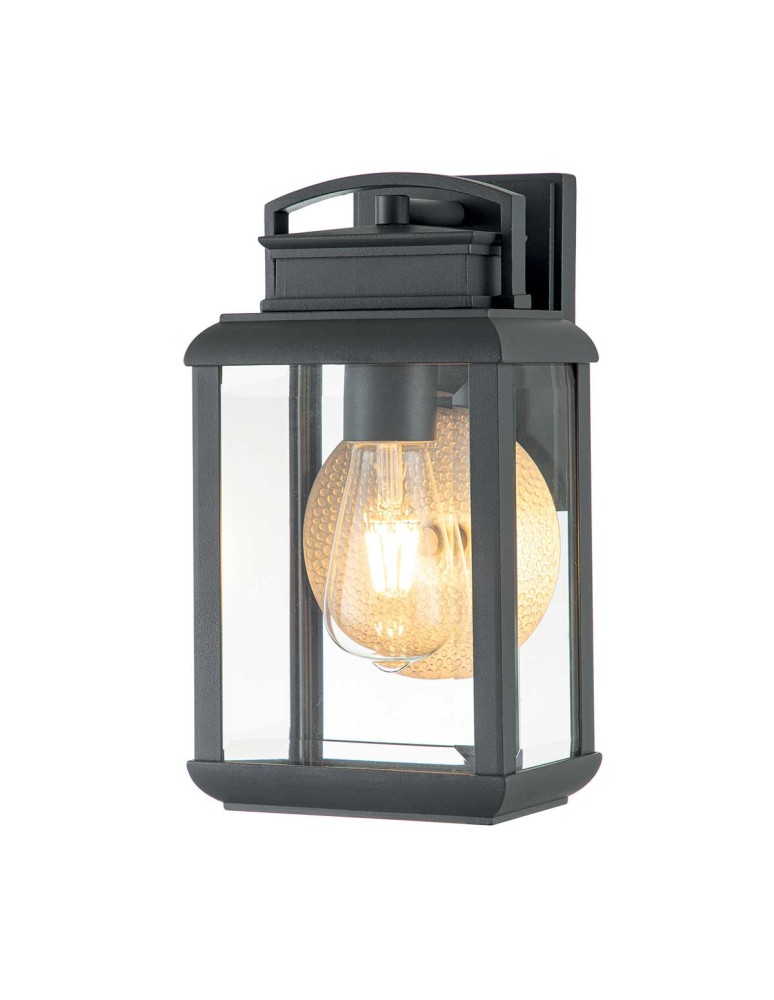 Outdoor wall lamps - Elstead Lighting Small wall lantern Byron - 1 light source - Graphite IP44 QZ-BYRON-S-GR - product kolory-swiatla.pl 1